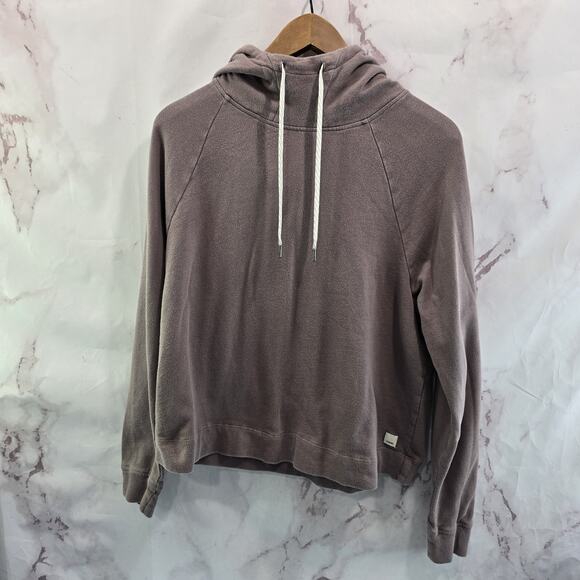 Vuori Beach Hoodie Womens Small Purple Sweatshirt Boxy Lightweight Pullover - Picture 1 of 12